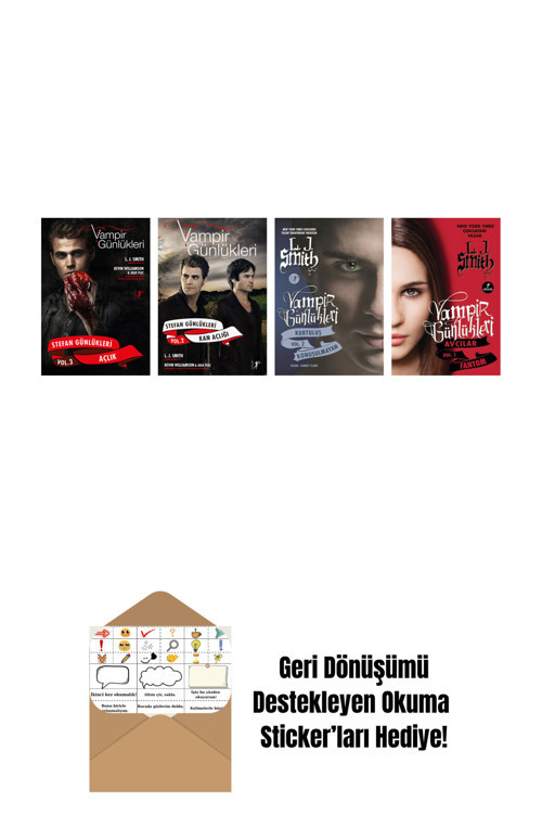Artemis Yayınları L. J. Smith 4 Kitap Set + Okuma Sticker'Ları