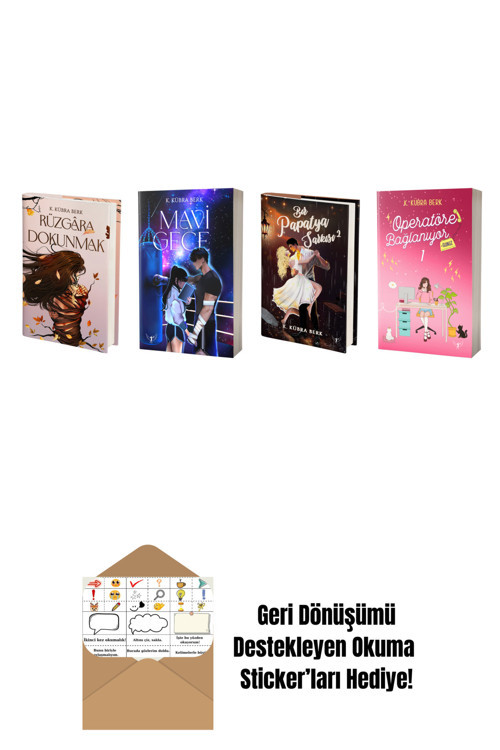 Artemis Yayınları K. Kübra Berk 4 Kitap Set + Okuma Sticker'Ları