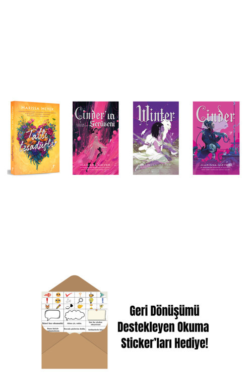 Artemis Yayınları Marissa Meyer 4 Kitap Set + Okuma Sticker'Ları