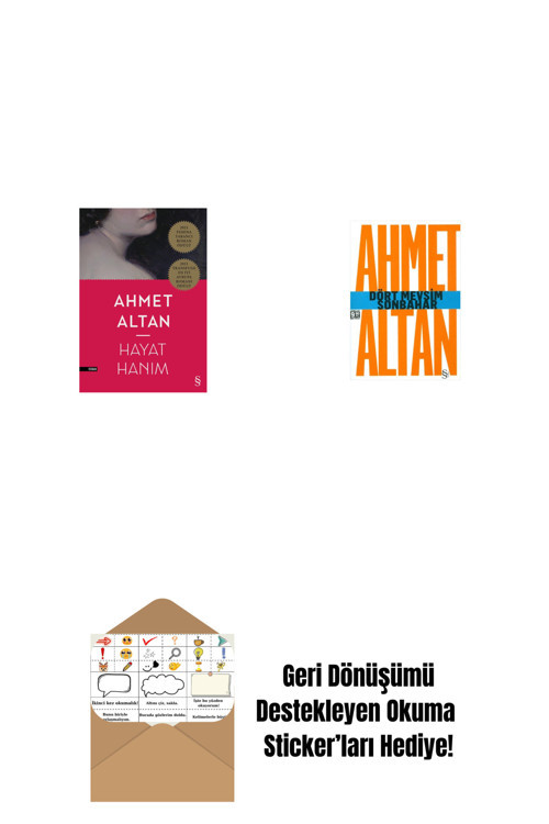 Everest Yayınları Hayat Hanım + Dört Mevsim Sonbahar/Tehlikeli Masallar (Cep Boy) + Okuma Sticker'Ları