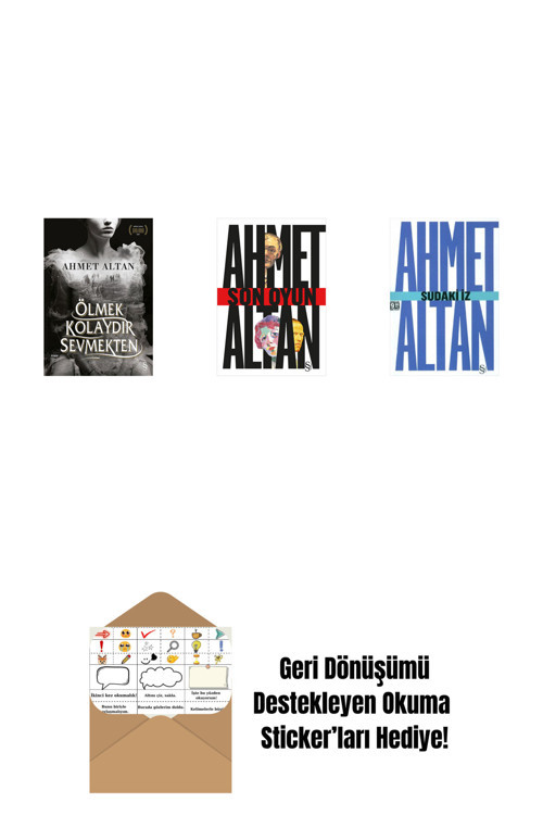 Everest Yayınları Ölmek Kolaydır Sevmekten + Son Oyun + Sudaki İz (Cep Boy) + Okuma Sticker'Ları