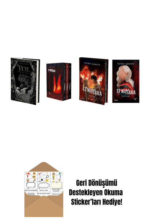 Artemis Yayınları Fatma Şamata 4 Kitap Set + Okuma Sticker'Ları