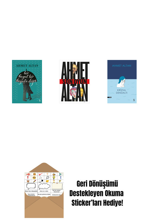 Everest Yayınları Bir Hayat Bir Hayata Değer + Son Oyun + Kristal Denizaltı + Okuma Sticker'Ları