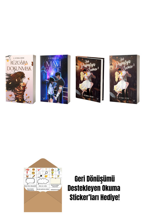 Artemis Yayınları K. Kübra Berk 4 Kitap Set + Okuma Sticker'Ları
