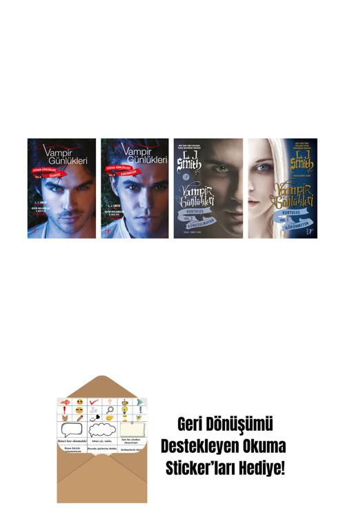 Artemis Yayınları L. J. Smith 4 Kitap Set + Okuma Sticker'Ları