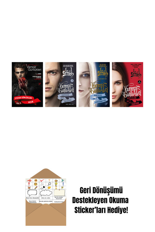 Artemis Yayınları L. J. Smith 4 Kitap Set + Okuma Sticker'Ları