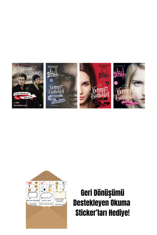 Artemis Yayınları L. J. Smith 4 Kitap Set + Okuma Sticker'Ları