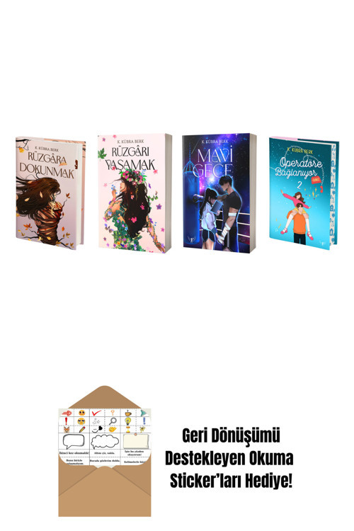 Artemis Yayınları K. Kübra Berk 4 Kitap Set + Okuma Sticker'Ları