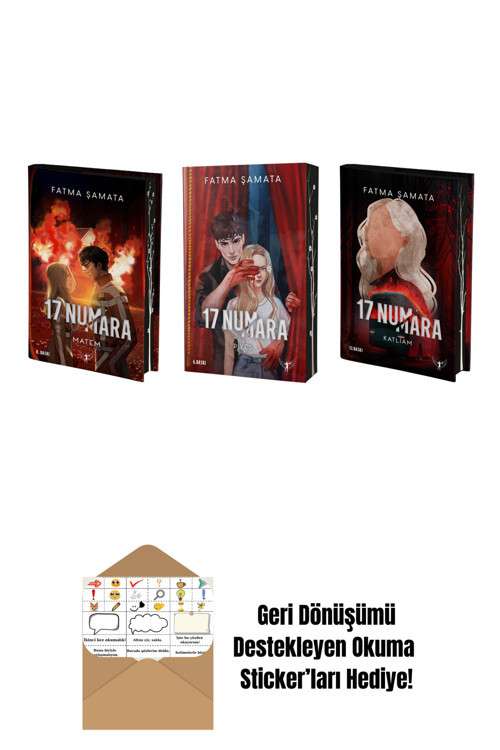 Artemis Yayınları Fatma Şamata 3 Kitap Set + Okuma Sticker'Ları