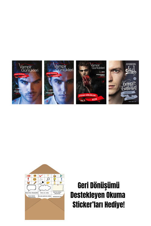 Artemis Yayınları L. J. Smith 4 Kitap Set + Okuma Sticker'Ları