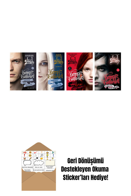 Artemis Yayınları L. J. Smith 4 Kitap Set + Okuma Sticker'Ları