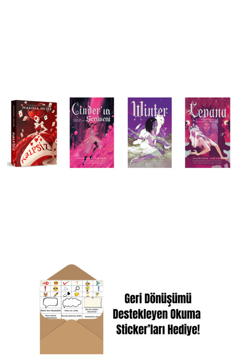 Artemis Yayınları Marissa Meyer 4 Kitap Set + Okuma Sticker'Ları