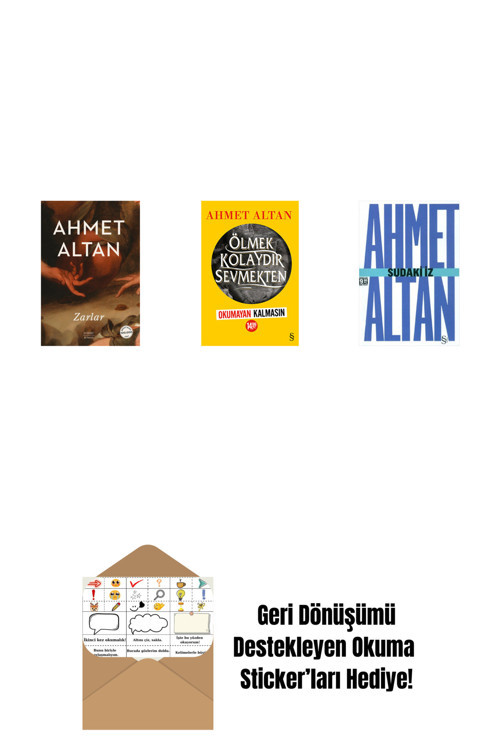 Everest Yayınları Zarlar + Ölmek Kolaydır Sevmekten (Okumayan Kalmasın) + Sudaki İz (Cep Boy) + Okuma Sticker'Ları