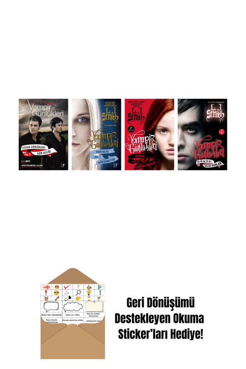 Artemis Yayınları L. J. Smith 4 Kitap Set + Okuma Sticker'Ları