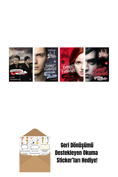 Artemis Yayınları L. J. Smith 4 Kitap Set + Okuma Sticker'Ları