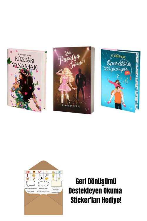 Artemis Yayınları K. Kübra Berk 3 Kitap Set + Okuma Sticker'Ları