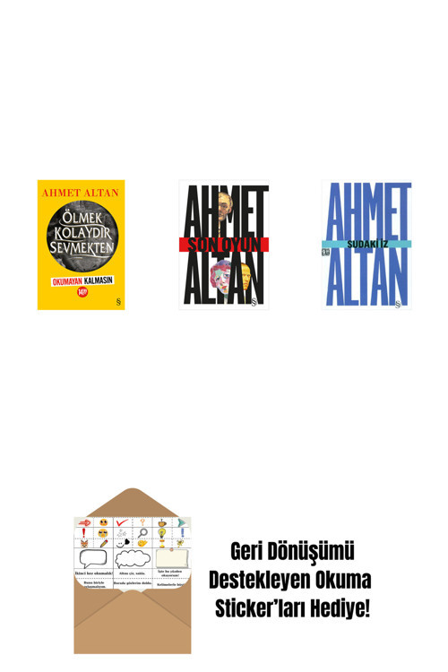 Everest Yayınları Ölmek Kolaydır Sevmekten (Okumayan Kalmasın) + Son Oyun + Sudaki İz (Cep Boy) + Okuma Sticker'Ları