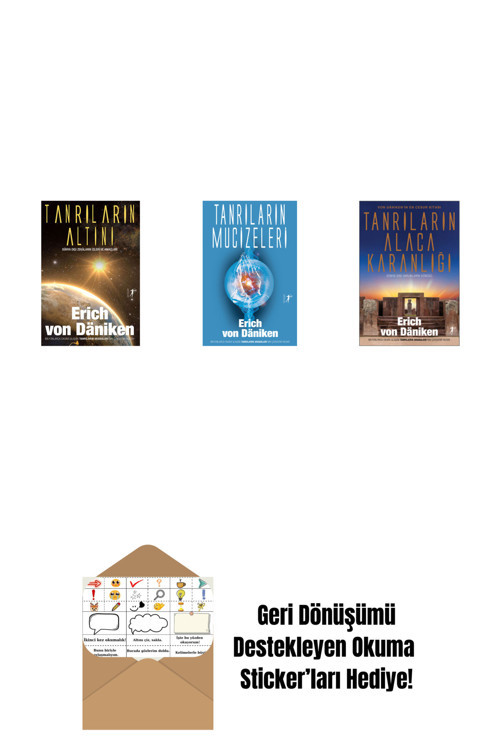 Artemis Yayınları Erich Von Daniken 3 Kitap Set + Okuma Sticker'Ları