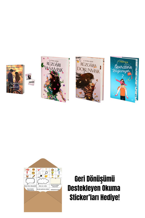 Artemis Yayınları K. Kübra Berk 4 Kitap Set + Okuma Sticker'Ları