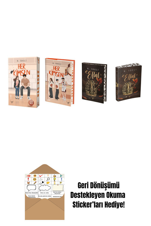 Artemis Yayınları R. İdeli 4 Kitap Set + Okuma Sticker'Ları