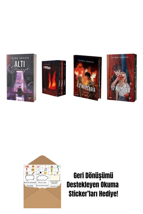 Artemis Yayınları Fatma Şamata 4 Kitap Set + Okuma Sticker'Ları