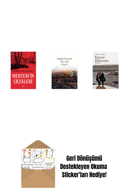 Everest Yayınları Meryem’İn Çiçekleri + Dağda Duman Yeri Yok + Kimse Bilmesin + Okuma Sticker'Ları