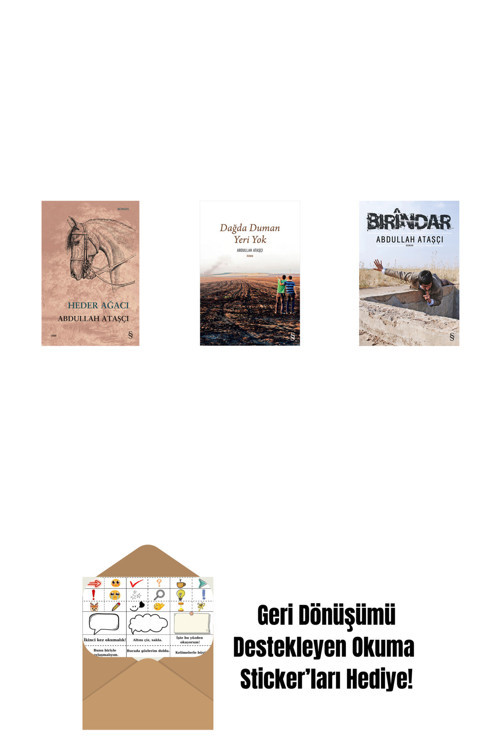 Everest Yayınları Heder Ağacı + Dağda Duman Yeri Yok + Bırindar + Okuma Sticker'Ları