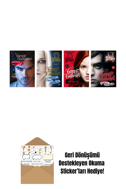 Artemis Yayınları L. J. Smith 4 Kitap Set + Okuma Sticker'Ları