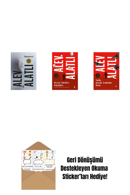 Everest Yayınları İşkenceci + Beyaz Türkler Küstüler + Valla Kurda Yedirdin Beni + Okuma Sticker'Ları
