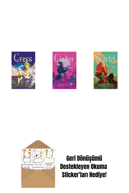 Artemis Yayınları Marissa Meyer 3 Kitap Set + Okuma Sticker'Ları