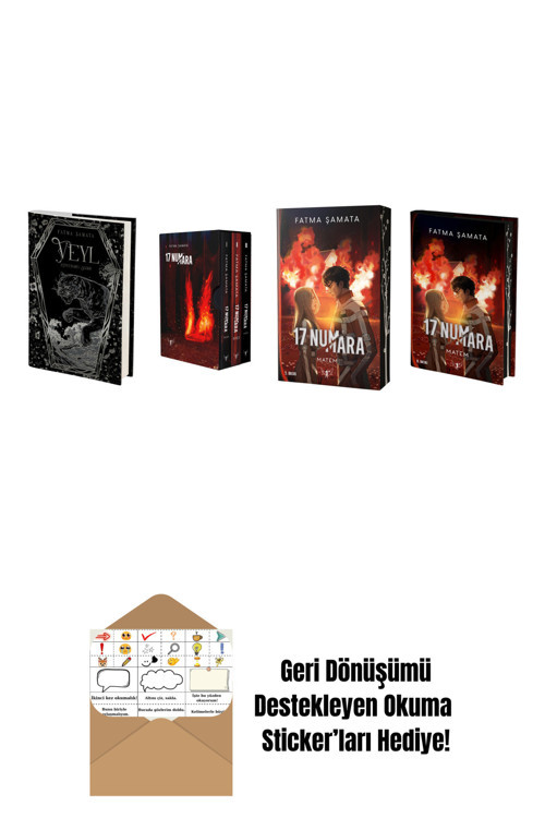 Artemis Yayınları Fatma Şamata 4 Kitap Set + Okuma Sticker'Ları