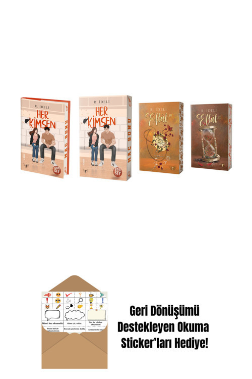 Artemis Yayınları R. İdeli 4 Kitap Set + Okuma Sticker'Ları