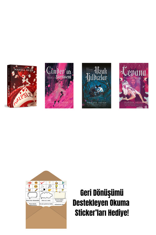Artemis Yayınları Marissa Meyer 4 Kitap Set + Okuma Sticker'Ları