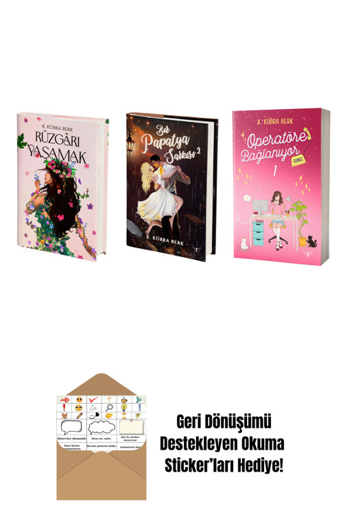 Artemis Yayınları K. Kübra Berk 3 Kitap Set + Okuma Sticker'Ları