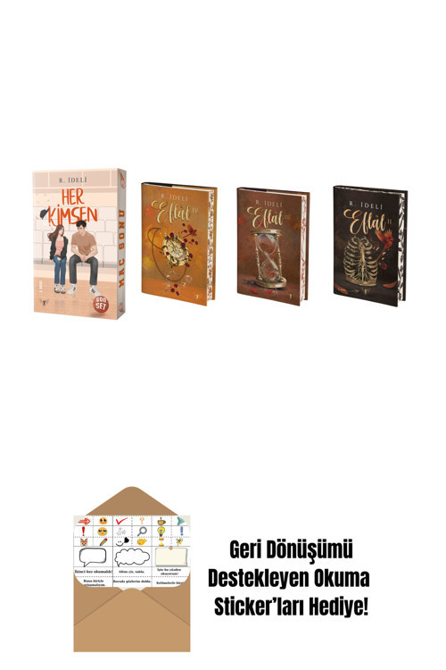 Artemis Yayınları R. İdeli 4 Kitap Set + Okuma Sticker'Ları