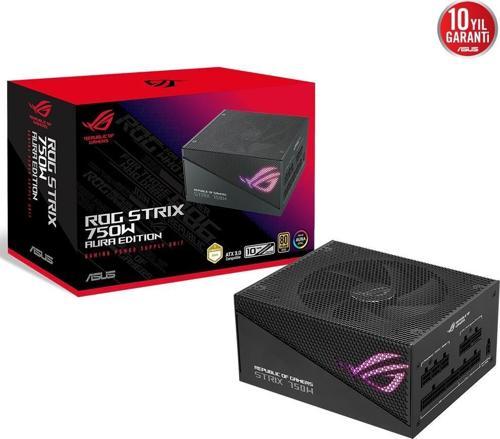 750W 80+ GOLD ROG STRIX 750G AURA PCIE 5.0 TAM MODÜLER POWER SUPPLY