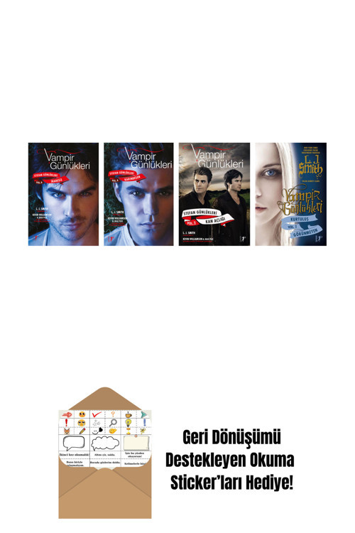 Artemis Yayınları L. J. Smith 4 Kitap Set + Okuma Sticker'Ları
