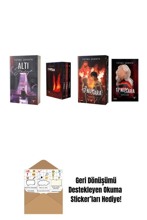 Artemis Yayınları Fatma Şamata 4 Kitap Set + Okuma Sticker'Ları