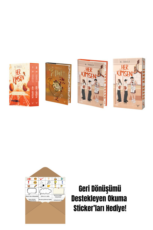 Artemis Yayınları R. İdeli 4 Kitap Set + Okuma Sticker'Ları