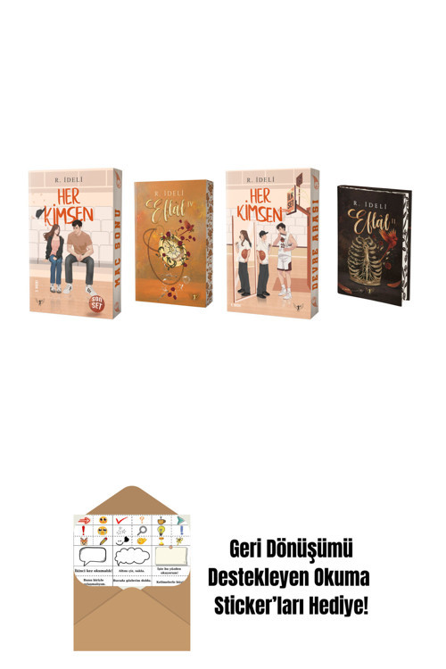 Artemis Yayınları R. İdeli 4 Kitap Set + Okuma Sticker'Ları