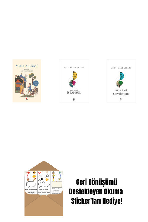 Everest Yayınları Molla Câmî + Divan Şiirinde İstanbul + Mevlana Ve Mevlevilik + Okuma Sticker'Ları