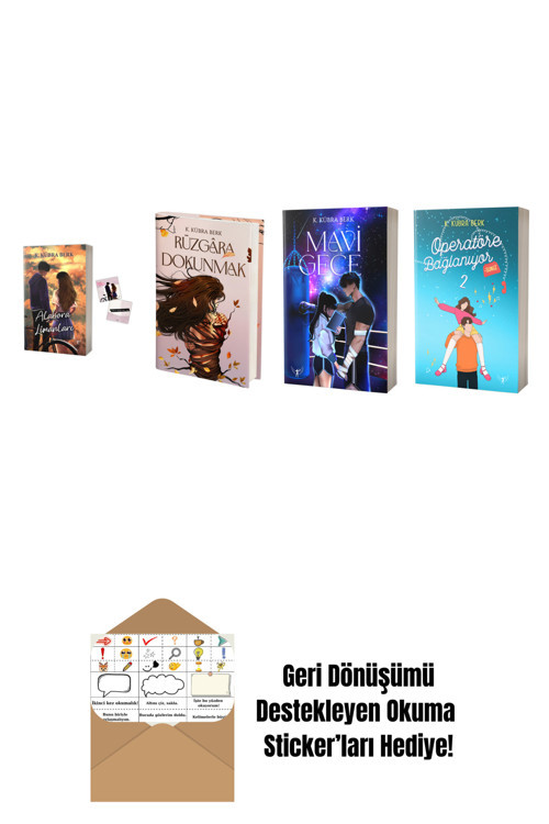 Artemis Yayınları K. Kübra Berk 4 Kitap Set + Okuma Sticker'Ları