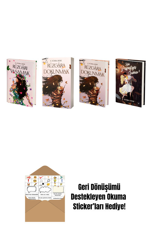 Artemis Yayınları K. Kübra Berk 4 Kitap Set + Okuma Sticker'Ları