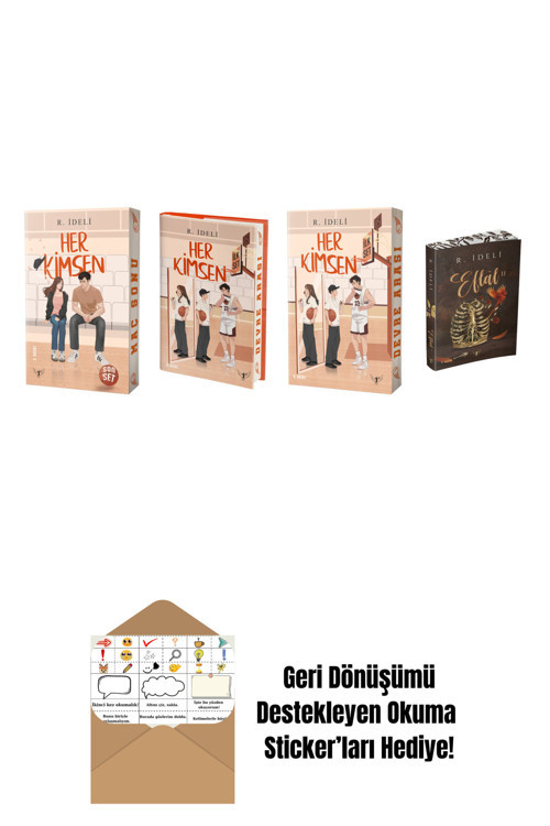 Artemis Yayınları R. İdeli 4 Kitap Set + Okuma Sticker'Ları