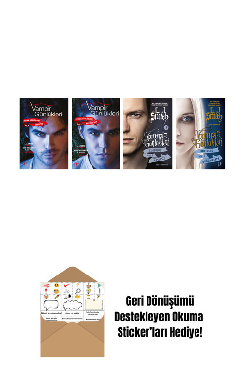 Artemis Yayınları L. J. Smith 4 Kitap Set + Okuma Sticker'Ları