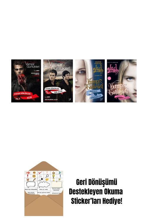 Artemis Yayınları L. J. Smith 4 Kitap Set + Okuma Sticker'Ları