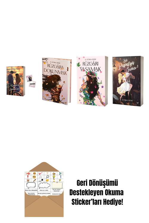Artemis Yayınları K. Kübra Berk 4 Kitap Set + Okuma Sticker'Ları
