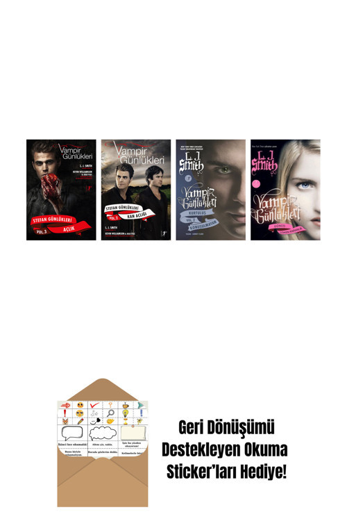 Artemis Yayınları L. J. Smith 4 Kitap Set + Okuma Sticker'Ları