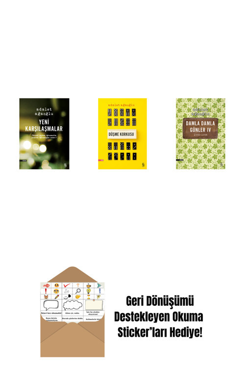 Everest Yayınları Yeni Karşılaşmalar + Düşme Korkusu + Damla Damla Günler 4 + Okuma Sticker'Ları
