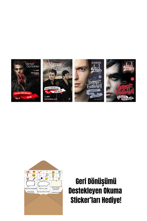 Artemis Yayınları L. J. Smith 4 Kitap Set + Okuma Sticker'Ları